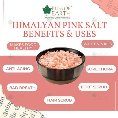 Bliss Of Earth Gm Pure Himalayan Pink Salt Of Pakistan Cooking No