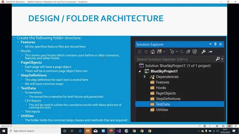 Automation Selenium Using C SpecFlow NUnit Class 1B YouTube