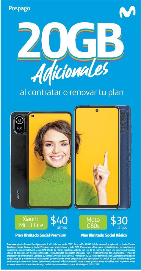 Oferta De Celulares Pospago En Movistar El Salvador Marzo Tuofertasv