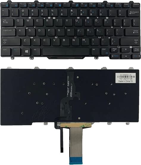 Amazon Laptop Replacement US Layout With Backlit Keyboard For Dell