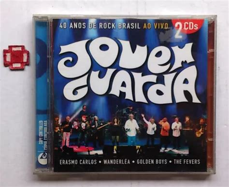 Cd Jovem Guarda Anos De Rock Brasil Ao Vivo Cd Duplo Mercadolivre