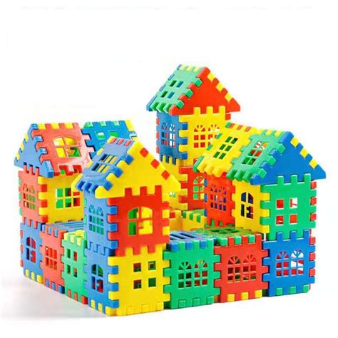 Bộ Đồ Chơi Lắp Ghép Xếp Hình Khối Nhựa Xây Dựng Building Block Phát