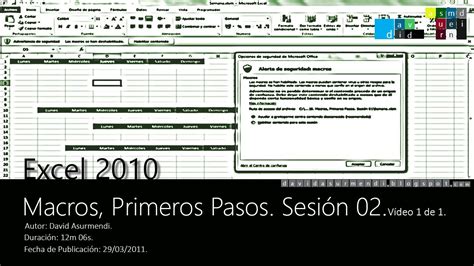 Macros En Excel 2010 Habilitar Macros Configuración De Seguridad