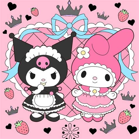 Pin by Viviana Roco Robles on imágenes Kuromi Hello kitty drawing