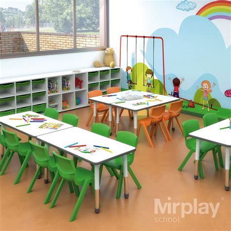 Inspiración Mirplay School Mobiliario Escolar Distribución Del