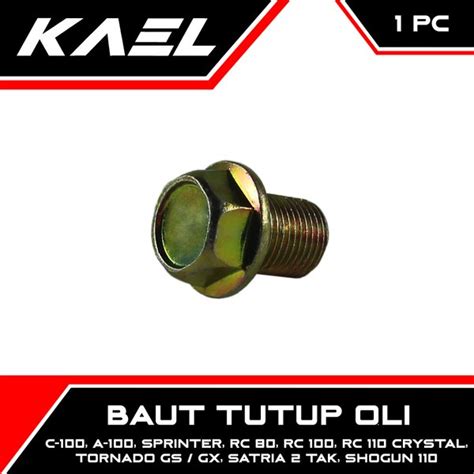 Jual Baut Tutup Oli Suzuki M14 Sprinter RC80 RC100 Crystal RC 80 100