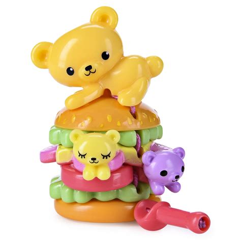 Twisty Petz Treatz Hamburger Bear Scented Stackable Collectible