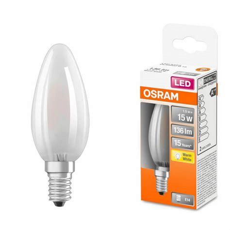 Osram Led Filament Leuchtmittel Retrofit Classic Kerze W W E