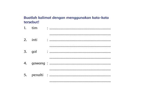 Kunci Jawaban Tema Kelas Sd Halaman Buatlah Kalimat Dengan