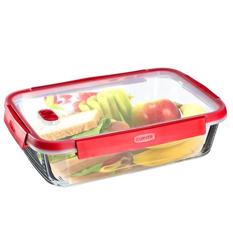 CURVER POJEMNIK ŻAROODPORNY SZKLANY NA ŻYWNOŚĆ 2 5L Z POKRYWĄ LUNCHBOX