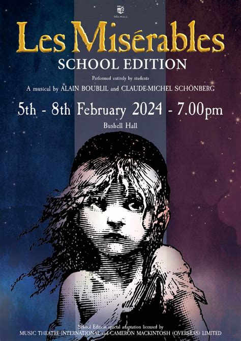 Solihull School Musical Les Miserables Tickets Bushell Hall