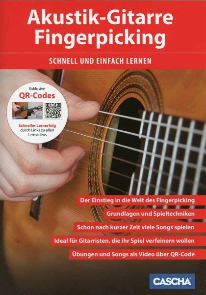 Akustik Gitarre Fingerpicking Schnell Und Einfach Lernen Von Cascha