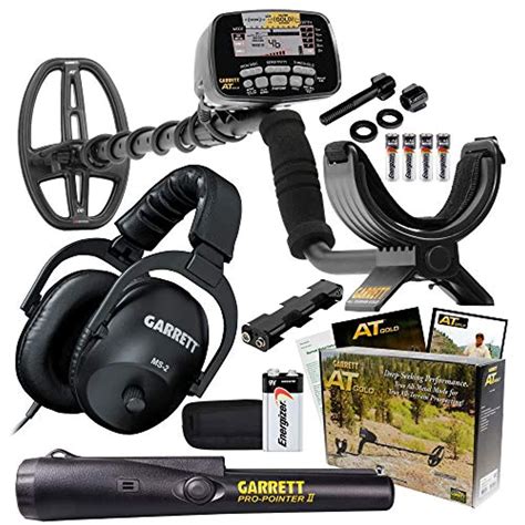 Garrett At Gold Waterproof Metal Detector With Ms 2 Headphones And