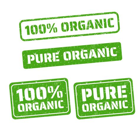 Natural Organic Vector Png Images Organic Stamp Label