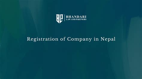 Company Registration Process In Nepal Step By Step Guide