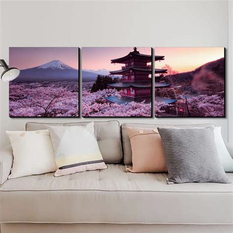 Quadro Monte Fuji Colorido G Pe As Elo Produtos Especiais