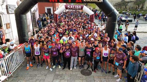 Todo Un Xito El Marat N Del Aniversario De La Ciudad De Oaxaca