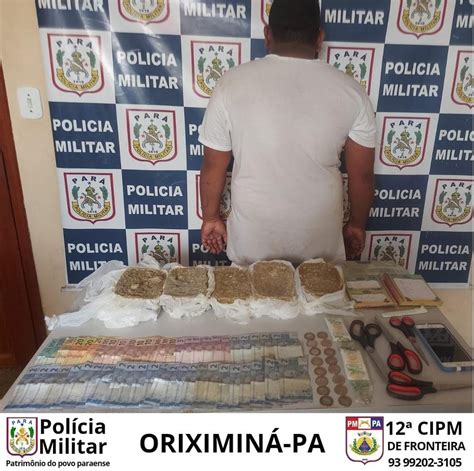 Após denúncia Polícia Militar apreende 5kg de drogas em Oriximiná um