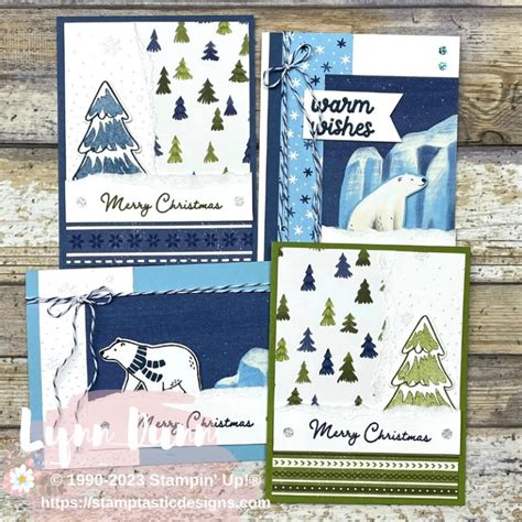 Beary Christmas Card Ideas Lynn Dunn Stamptastic Designs Llc