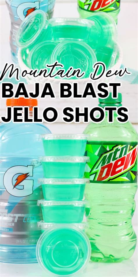 Mountain Dew Baja Blast Jello Shots Will Be A Huge Hit At Any Party