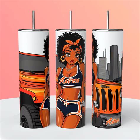 Oz Straight Tumbler Astro Betty Boop Astro Jeep With City Scape