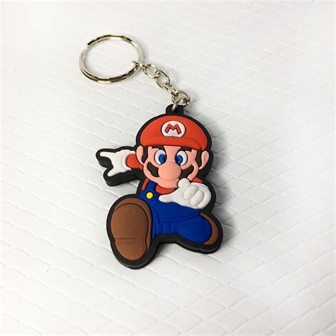 Chaveiro Super Mario De Borracha Nintendo Games Geek Shopee Brasil