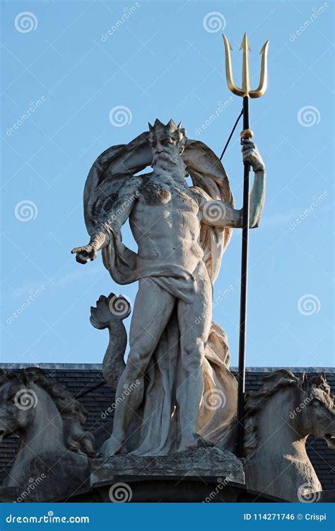 Statue Of Poseidon Editorial Photo Image Of Monument 114271746