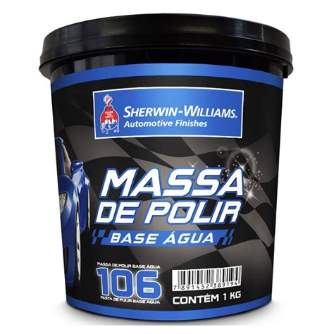 MASSA DE POLIR 1KG BASE ÁGUA N2 POTE PLAST SHERWIN Riva Materiais de