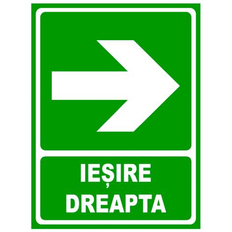 Indicator De Salvare Iesire In Dreapta