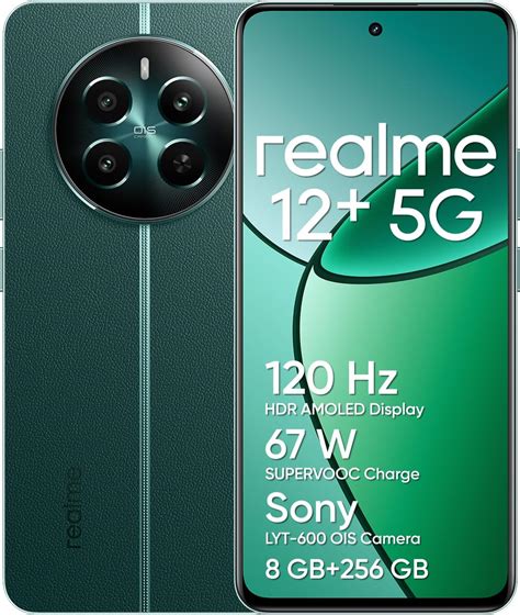 Realme 12 Smartphone 5G 8 256GB Appareil Photo Portrait Sony LYT 600