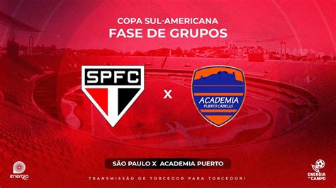 S O Paulo X Academia Puerto Cabello Sul Americana Ao