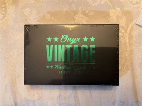 Onyx Vintage Extended Series Baseball Hobby Box Factory Sealed New