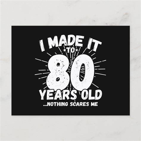 80 Year Old Birthday - Funny 80th Birthday Meme Postcard | Zazzle ...