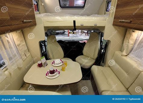 Interior Of A Modern Camper Van Editorial Photography - Image: 26334192