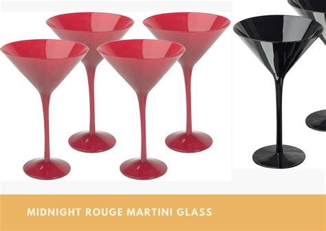 Really Cool Martini Glasses 007 Time Home Bar Kit