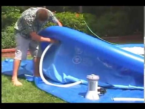 Video Montaza Bazena Intex 366x76cm Sa Pumpom Easy Pool YouTube