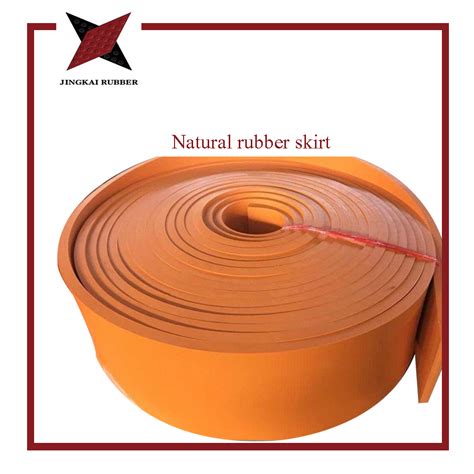 Natural Rubber Mine Conveyor Side Skirt Rubber Skirt Stopper Rubber