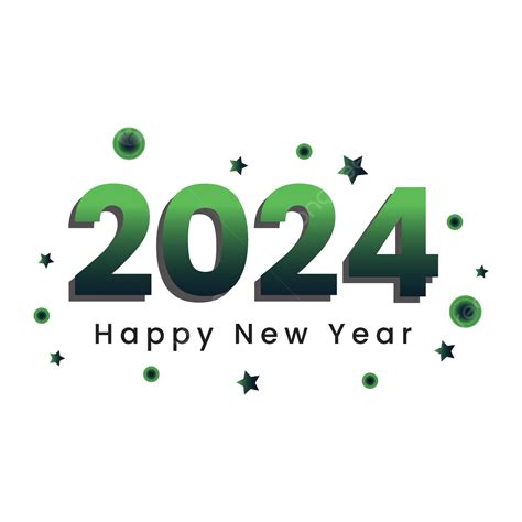 Felice Anno Nuovo 2024 Disegno Di Sfondo Vettore Buon Anno 2024