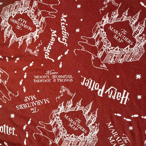 Warner Bros Tops Wizarding World Harry Potter Marauders Map Ruffle