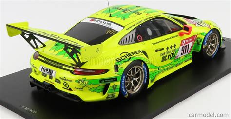 SPARK MODEL 18SG036 Scale 1 18 PORSCHE 911 991 2 GT3 R TEAM MANTHEY