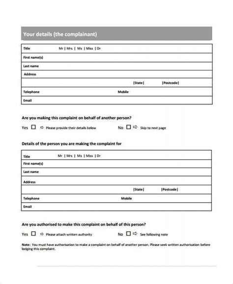 FREE 9 Sample Legal Complaint Forms In PDF MS Word Excel