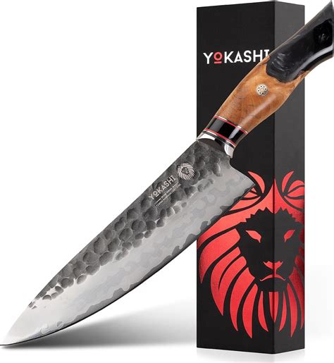 Amazon Yokashi Okami Japanese Knife Inch High Carbon Damascus