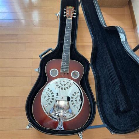 Acoustic Guitar Regal Resonator With Hard Case Ebay