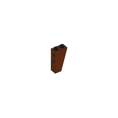 LEGO Reddish Brown Slope 1 X 2 X 3 75 Inverted 2449 Brick Owl