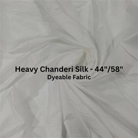 Heavy Chanderi Silk Dyeable Fabric At Rs 75 Meter Printed Fabric In