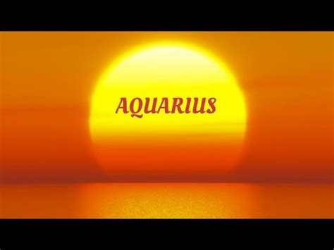 AQUARIUS THIS WAS A BLESSING IN DISGUISE YouTube