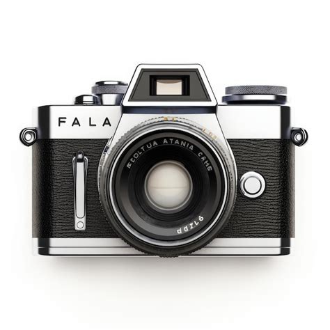 Premium AI Image | polaroid camera isolated white background yellow ...