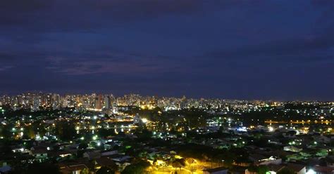 Londrina em Fotos - Londrina in Pictures: Londrina Skyline by Night - Foto Noturna