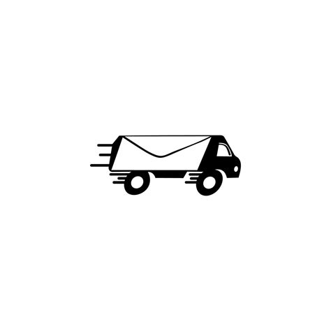 Delivery truck icon vector isolated on white background. icon for apps and websites 9483474 ...