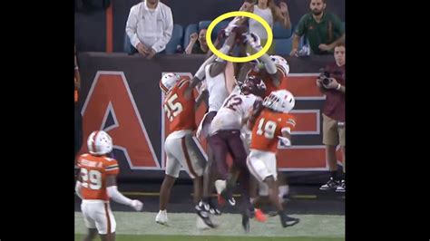 Miami Virginia Tech Game Had The Most Insane Finish